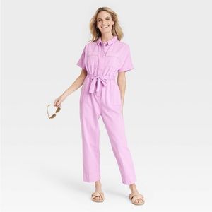 NWT Shortsleeve PINK boilersuit size 10